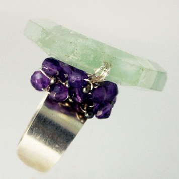 Salomé Osorio | Rings Fluorite plaque ring