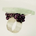 Salomé Osorio | Rings Fluorite plaque ring [2]