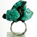 Salomé Osorio | Rings Large Turquoise Ring [3]