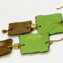 Salomé Osorio | Earrings Green Square Earrings [1]