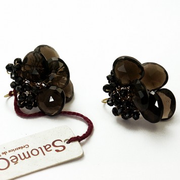 Salomé Osorio | Earrings Smoked Quartz Earrings