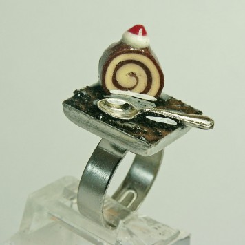 Salomé Osorio | Rings Rolled Chocolat Cake Ring