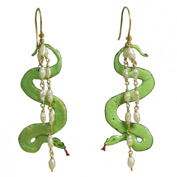 Salomé Osorio | Earrings Interested Snake Earrings