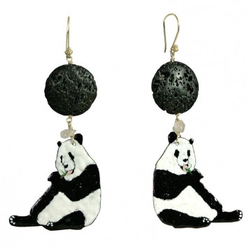 Salomé Osorio | Earrings Panda Earrings