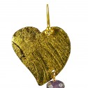 Salomé Osorio | Earrings Red and Gold Heart Earrings [2]