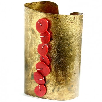 Salomé Osorio | Bracelets Red Jasper Cuff