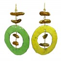 Salomé Osorio | Earrings Yellow Hoop Earrings [3]