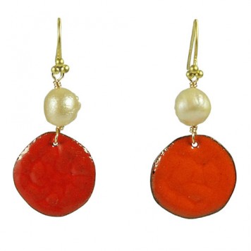 Salomé Osorio | Earrings Orange Pastille Earrings