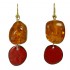 Red Pastille Earrings