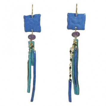 Salomé Osorio | Earrings Blue Square Earrings