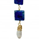 Salomé Osorio | Earrings Blue Rectangle Earings [3]