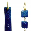 Salomé Osorio | Earrings Blue Rectangle Earings [1]