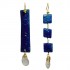 Blue Rectangle Earings