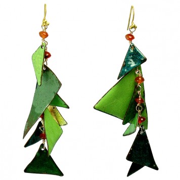 Salomé Osorio | Earrings Green Fall Earrings