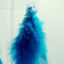 Salomé Osorio | Earrings Blue Luxius Feathers Earrings [1]