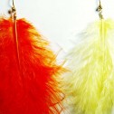 Salomé Osorio | Earrings Yellow & Orange Feathers Earrings [3]