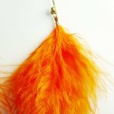 Salomé Osorio | Earrings Orange Feathers Earrings [2]