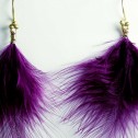 Salomé Osorio | Earrings Purple Feathers Earrings [3]