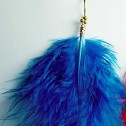 Salomé Osorio | Earrings Red & Blue Feathers Earrings [1]