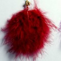 Salomé Osorio | Earrings Red & Purple Feathers Earrings [1]