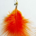 Salomé Osorio | Earrings Orange Feathers Earrings [1]