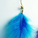 Salomé Osorio | Earrings Blue & Purple Feathers Earrings [1]