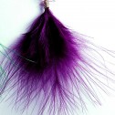 Salomé Osorio | Earrings Green & Purple Feathers Earrings [1]