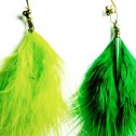 Salomé Osorio | Earrings Green Feathers Earrings [3]