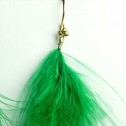 Salomé Osorio | Earrings Green Feathers Earrings [2]