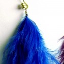 Salomé Osorio | Earrings Purple & Blue Feathers Earrings [2]