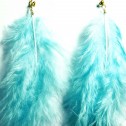 Salomé Osorio | Earrings Light Blue Feathers Earrings [3]