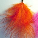 Salomé Osorio | Earrings Pink & Orange Feathers Earrings [1]