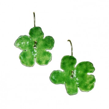 Salomé Osorio | Earrings Green Flower Earrings