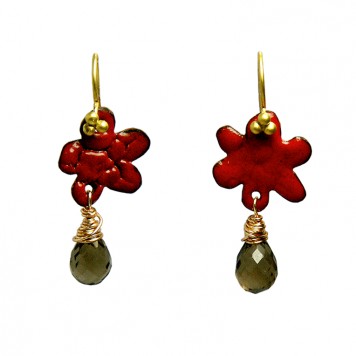 Salomé Osorio | Earrings Little Red Flower Earrings