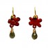 Little Red Flower Earrings