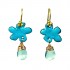 Little Turquoise Flower Earrings