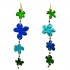 Blue Flowers Earrings