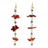 Red Sowing Earrings