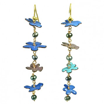 Salomé Osorio | Earrings Blue Sowing Earrings