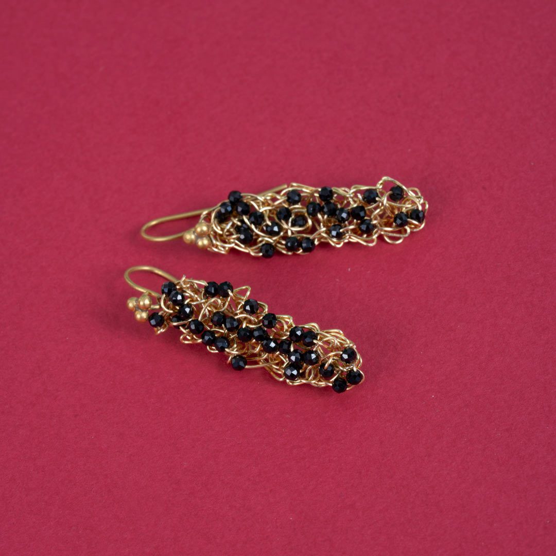 Boucles Éclat Or et Spinelles – Image 1