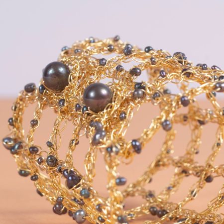 Bracelet Eclipse Perles Grises – Image 3