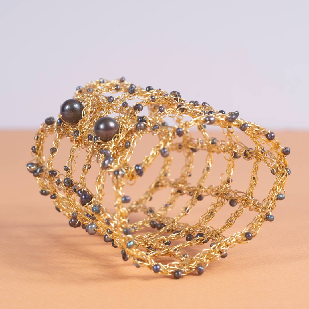 Bracelet Eclipse Perles Grises – Image 2
