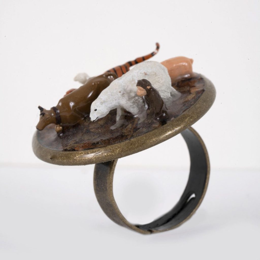 Bague Arche de Noé en Résine