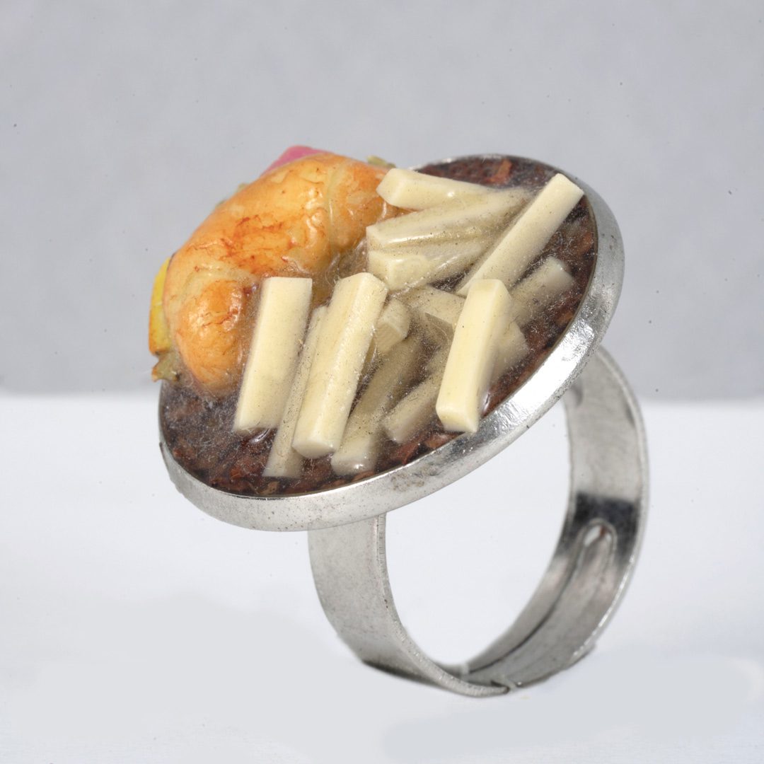 Bague sandwich et frites