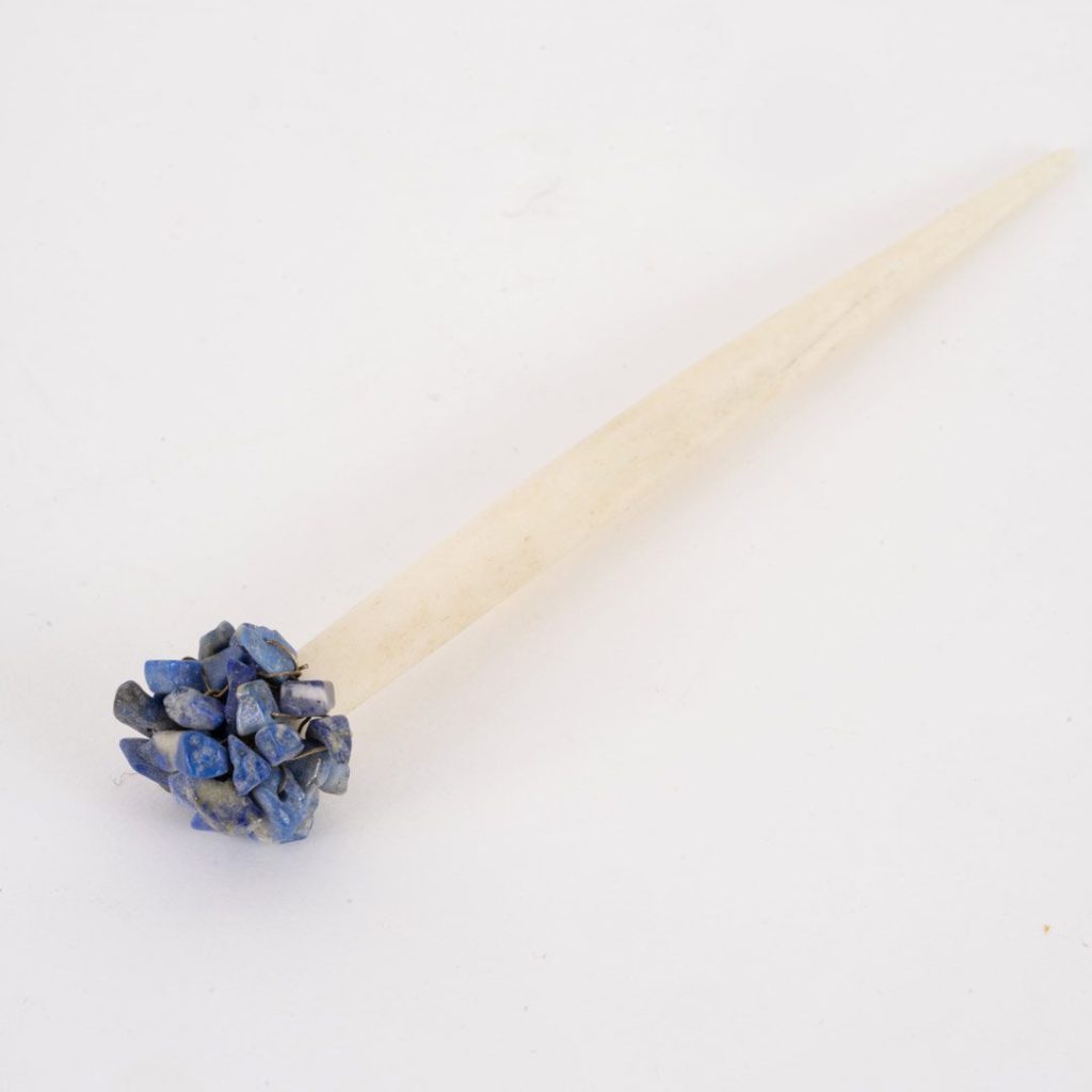 Pique à cheveux en Lapis-lazuli