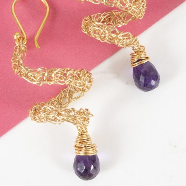 Boucles d’Oreilles Danseuses en Vermeil