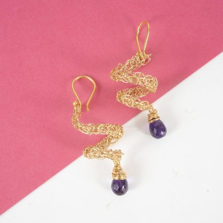 Boucles d’Oreilles Danseuses en Vermeil