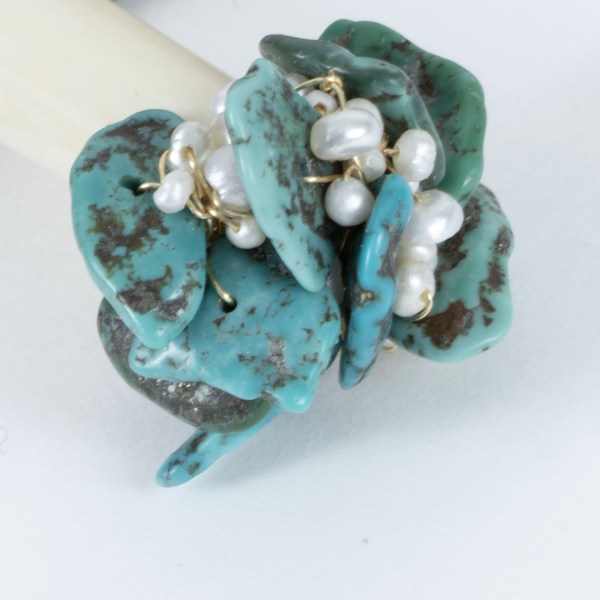 Pique à cheveux Élégance Turquoise