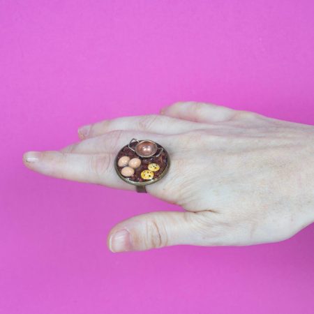 Bagues Bon Appétit – Miniatures en Résine Epoxy sur Métal Patiné – Image 27