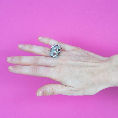 Bague Pastel – Pierres Précieuses sur Argent Massif – Image 1